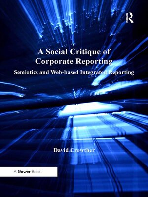 cover image of A Social Critique of Corporate Reporting